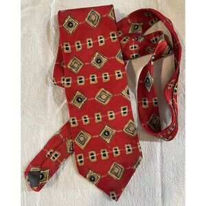 80s Vintage Ferrel Reed Silk Necktie Norman Stockton Preppy Dadcore 59”